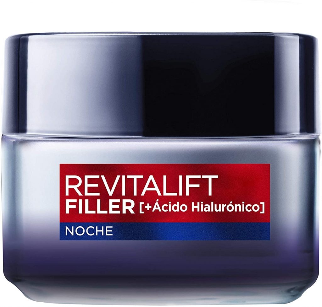 L'Oréal Paris Dermo Expertise - Revitalift Filler Crema Rellenadora de Noche, con ácido hialurónico
